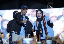 Cagub Lampung dan Walkot Deklarasi di Pekor Way Halim Bandar Lampung